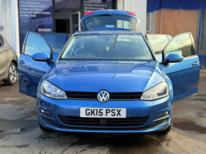 2015 Volkswagen Golf 1.4 Tsi Bluemotion Tech Match DSG Euro 5 (s/s) 5dr in Blue — image 2