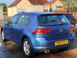 2015 Volkswagen Golf 1.4 Tsi Bluemotion Tech Match DSG Euro 5 (s/s) 5dr in Blue — image 4