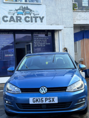 2015 Volkswagen Golf 1.4 Tsi Bluemotion Tech Match DSG Euro 5 (s/s) 5dr in Blue — image 5