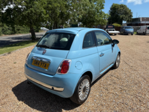 2014 Fiat 500 1.2 Lounge Hatchback 3dr Petrol Manual Euro 6 (s/s) (69 Bhp) Now Reserved in Blue — image 3