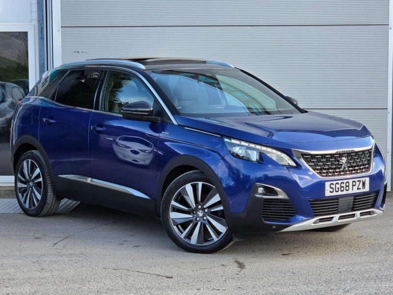 2018 Peugeot 3008 1.5 Bluehdi Gt Line Premium Euro 6 (s/s) 5dr in Blue — image 1