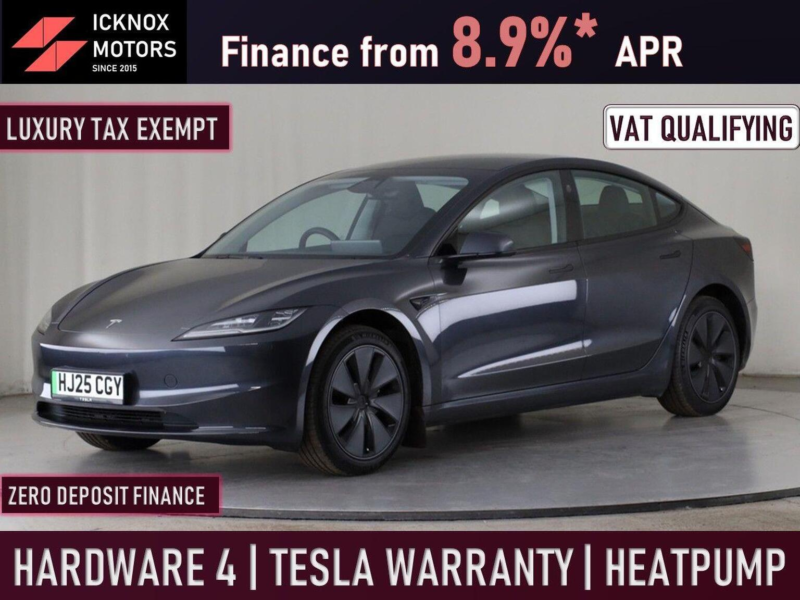 2025 Tesla Model 3 Long Range Auto Rwd 4dr in Grey — image 1