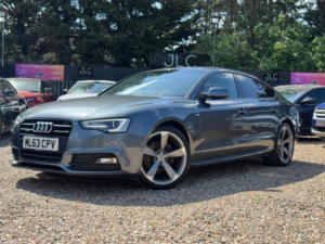 2013 Audi A5 2.0 Tfsi Black Edition Sportback Quattro Euro 5 (s/s) 5dr in Grey — image 4