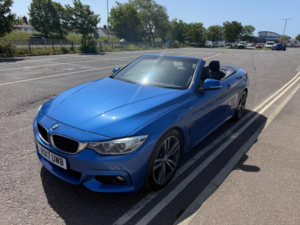 2016 BMW 4 Series 2.0 420i M Sport Auto Euro 6 (s/s) 2dr in Blue — image 3