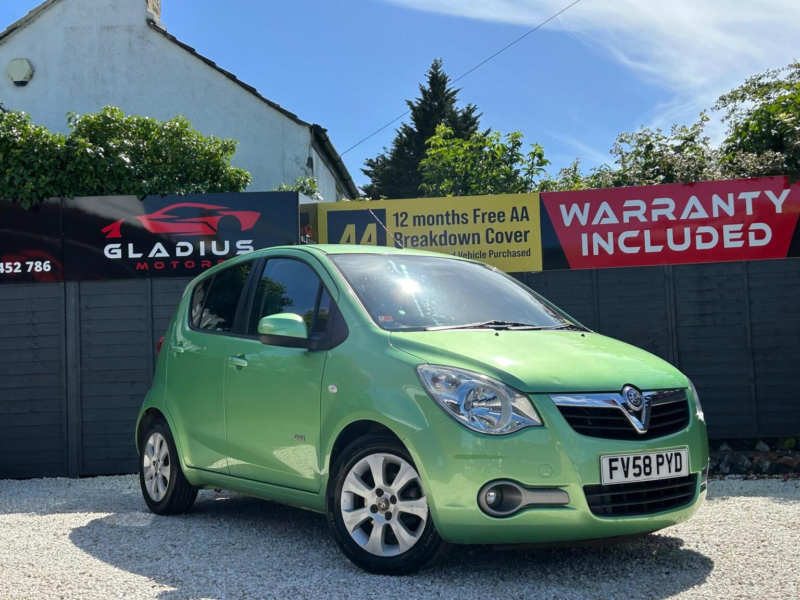 2009 Vauxhall Agila 1.2 16v Design Euro 4 5dr in Green — image 1