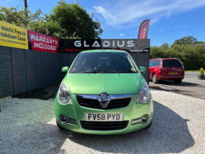 2009 Vauxhall Agila 1.2 16v Design Euro 4 5dr in Green — image 2
