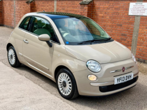 2013 Fiat 500 1.2 Lounge Euro 4 3dr in Beige — image 2