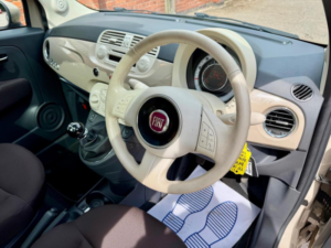 2013 Fiat 500 1.2 Lounge Euro 4 3dr in Beige — image 5