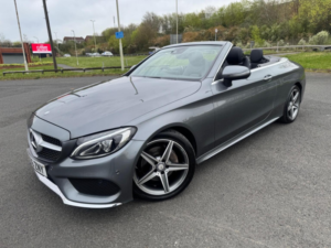 2017 Mercedes-Benz C Class 2.1 C220d Amg Line Cabriolet G-Tronic+ Euro 6 (s/s) 2dr in Grey — image 3