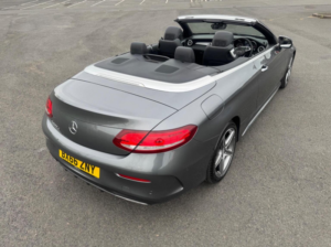 2017 Mercedes-Benz C Class 2.1 C220d Amg Line Cabriolet G-Tronic+ Euro 6 (s/s) 2dr in Grey — image 4