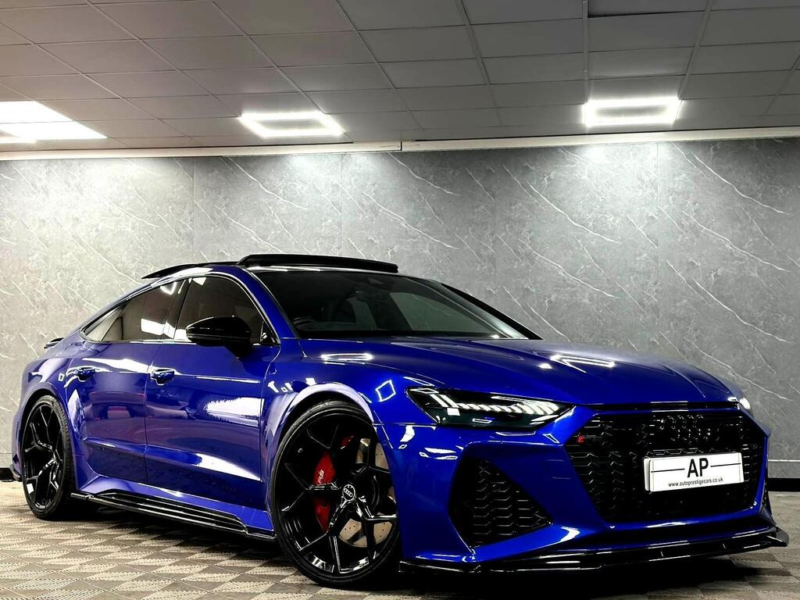 2022 Audi Rs7 4.0 Tfsi V8 Vorsprung Sportback Tiptronic Quattro Euro 6 (s/s) 5dr in Blue — image 1