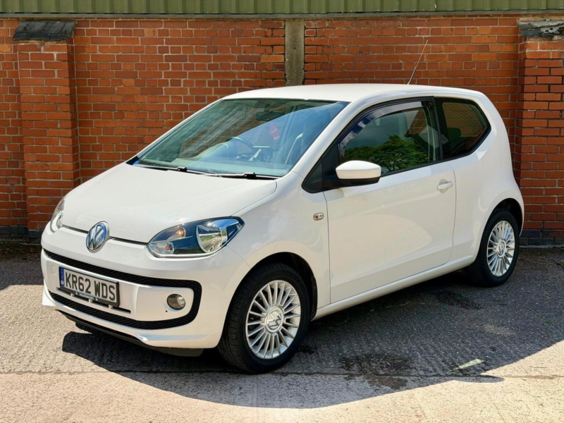 2013 Volkswagen Up! 1.0 High Up! Asg Euro 5 3dr in White — image 1