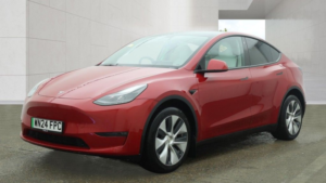 2024 Tesla Model Y (dual Motor) Long Range SUV 5dr Electric Auto 4wde (384 Bhp) in Red — image 2
