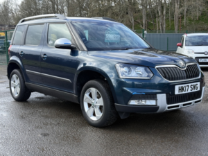 2017 Skoda Yeti 1.2 Tsi Se L Drive Outdoor 5dr Petrol DSG Euro 6 (s/s) (110 Ps) in Blue — image 3