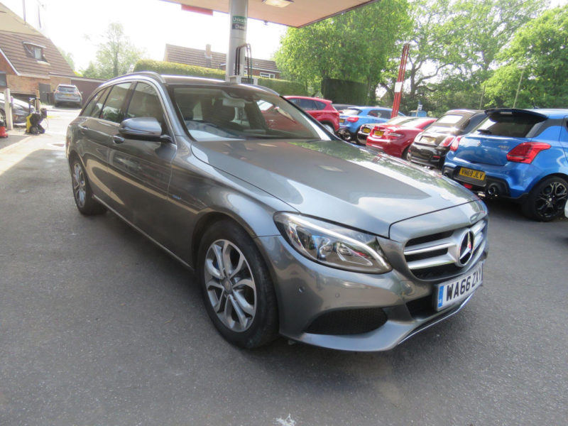 2016 Mercedes-Benz C Class 2.0 C350e 6.4kwh Sport G-Tronic+ Euro 6 (s/s) 5dr in Grey — image 1