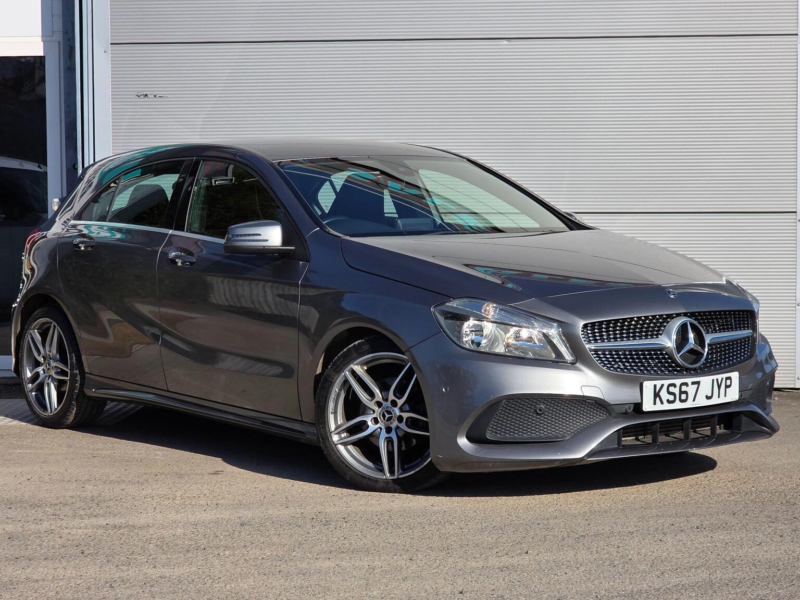 2018 Mercedes-Benz A Class 1.6 A180 Amg Line (executive) 7g-Dct Euro 6 (s/s) 5dr in Grey — image 1