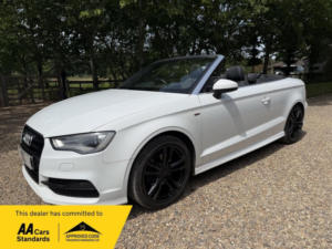 2015 Audi A3 Cabriolet 1.4 Tfsi Cod S Line Euro 6 (s/s) 2dr in White — image 5