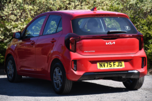 2025 Kia Picanto 1.0 Pure Hatchback 5dr Petrol Manual Euro 6 (s/s) (67 Bhp) in Red — image 3