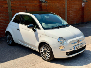 2014 Fiat 500 1.2 8v Cult Euro 6 (s/s) 3dr in White — image 2