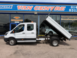 2018 Ford Transit 2.0 350 Ecoblue Double Cab Tipper 4dr Diesel Manual Rwd L3 H1 Euro 6 130 Ps in White — image 4