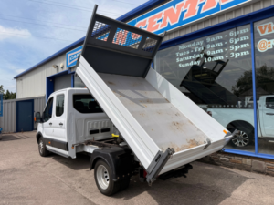 2018 Ford Transit 2.0 350 Ecoblue Double Cab Tipper 4dr Diesel Manual Rwd L3 H1 Euro 6 130 Ps in White — image 5