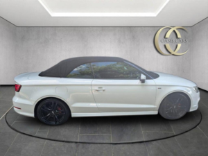 2015 Audi A3 Cabriolet 1.4 Tfsi Cod S Line Euro 6 (s/s) 2dr in White — image 5