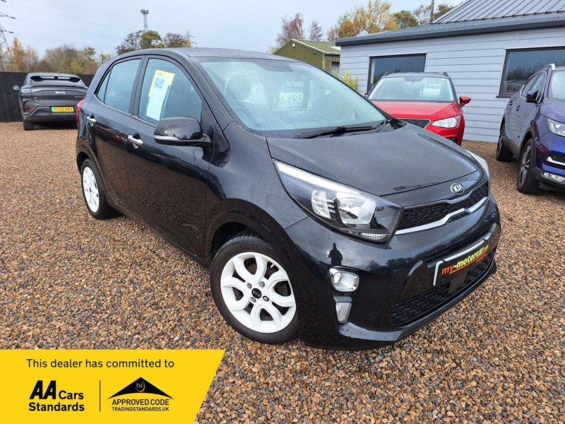 2018 Kia Picanto 1.25 3 Euro 6 5dr in Black — image 1