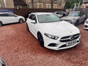 2019 Mercedes-Benz A Class 1.3 A180 Amg Line (executive) Euro 6 (s/s) 5dr in White — image 2