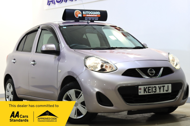 2013 Nissan Micra 1.2 12v 30 CVT Euro 5 5dr in Purple — image 1