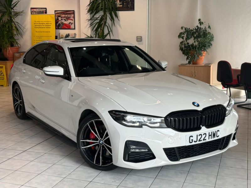 2022 BMW 3 Series 2.0 320d M Sport Saloon in White — image 1