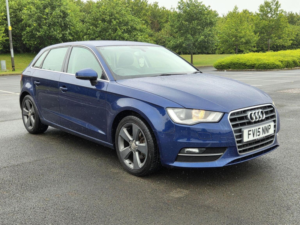 2015 Audi A3 1.6 Tdi Sport Sportback Euro 6 (s/s) 5dr in Blue — image 6