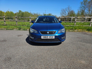 2015 SEAT Leon 2.0 Tdi Fr Sport Tourer Euro 6 (s/s) 5dr in Blue — image 3