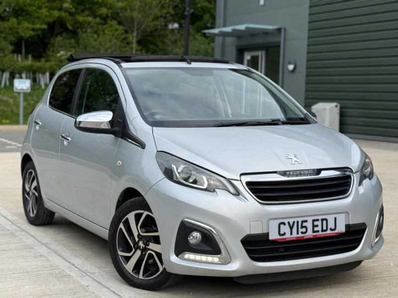 2015 Peugeot 108 1.2 Vti Puretech Allure Top! Euro 5 5dr in Silver — image 1