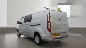 2022 Ford Transit Custom 2.0 320 Ecoblue Limited Crew Van L2 H1 Euro 6 (s/s) 5dr in Silver — image 2