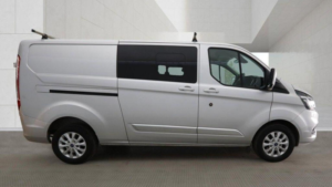 2022 Ford Transit Custom 2.0 320 Ecoblue Limited Crew Van L2 H1 Euro 6 (s/s) 5dr in Silver — image 5