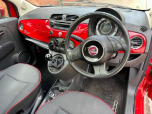 2015 Fiat 500 1.2 Lounge Euro 6 (s/s) 3dr in Red — image 4