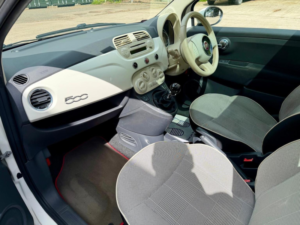 2014 Fiat 500 1.2 Lounge Euro 6 (s/s) 3dr in White — image 5