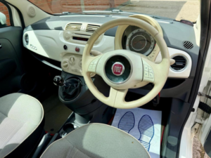 2014 Fiat 500 1.2 Lounge Euro 6 (s/s) 3dr in White — image 6