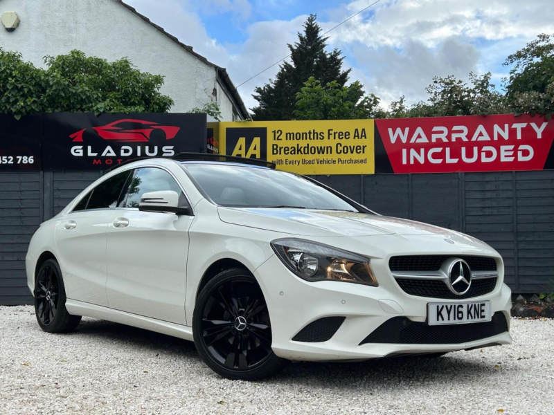 2016 Mercedes-Benz Cla 2.1 Cla220d Sport Coupe 7g-Dct Euro 6 (s/s) 4dr in White — image 1