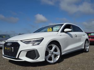 2021 Audi A3 1.5 Tfsi 35 S Line Sportback 5dr Petrol Manual Euro 6 (s/s) (150 Ps) in White — image 2