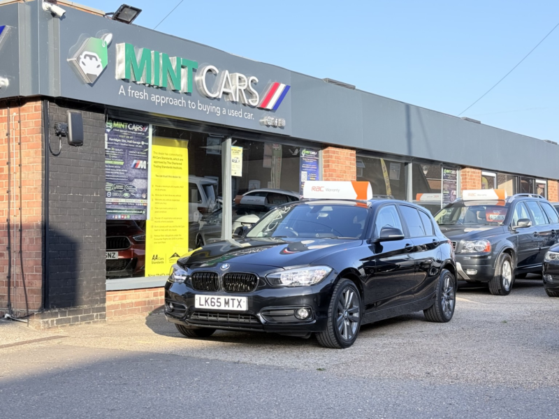 2015 BMW 1 Series 1.5 116d Sport 5-Door in Black — image 1