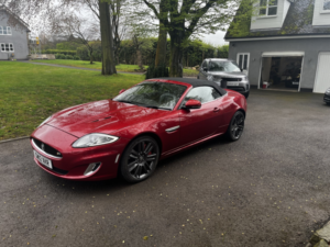 2012 Jaguar Xkr 5.0 V8 Supercharged Convertable,red/black Leather,sat Nav And More.fsh in Red — image 4