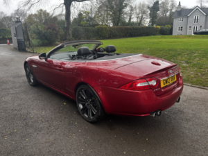 2012 Jaguar Xkr 5.0 V8 Supercharged Convertable,red/black Leather,sat Nav And More.fsh in Red — image 5
