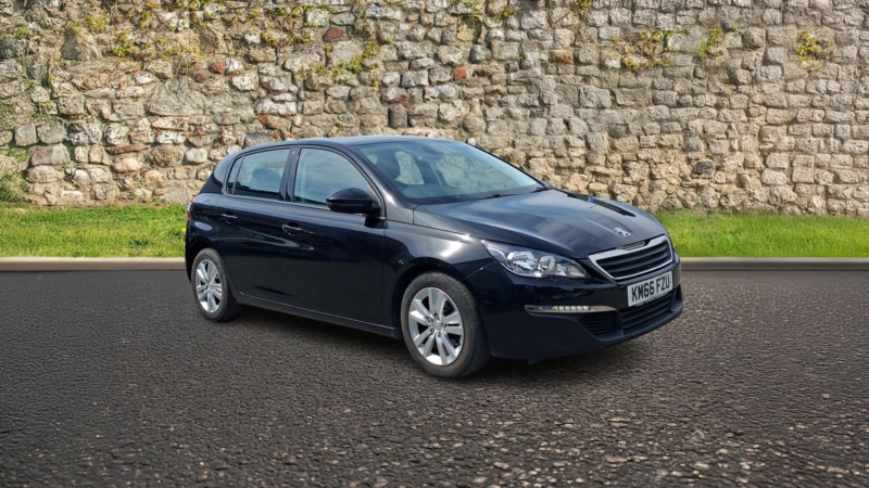2016 Peugeot 308 1.6 Bluehdi Active Hatchback 5dr Diesel Manual Euro 6 (s/s) (120 Ps) in Black — image 1