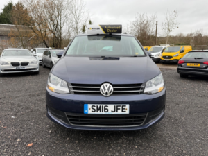 2016 Volkswagen Sharan 2.0 Tdi Bluemotion Tech Se Nav in Blue — image 2