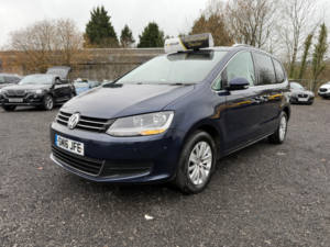 2016 Volkswagen Sharan 2.0 Tdi Bluemotion Tech Se Nav in Blue — image 3