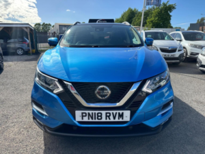 2018 Nissan Qashqai 1.2 Dig-T N-Connecta Euro 6 (s/s) 5dr in Blue — image 2