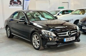 2016 Mercedes-Benz C Class 2.1 C250d Sport 7g-Tronic+ Euro 6 (s/s) 4dr in Black — image 2