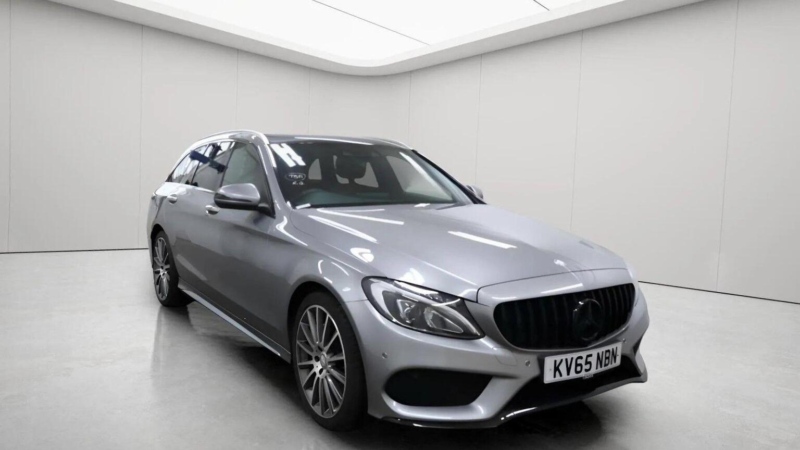2015 Mercedes-Benz C Class 2.1 C220d Amg Line (premium Plus) 7g-Tronic+ Euro 6 (s/s) 5dr in Silver — image 1