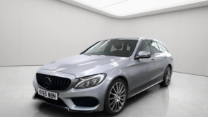 2015 Mercedes-Benz C Class 2.1 C220d Amg Line (premium Plus) 7g-Tronic+ Euro 6 (s/s) 5dr in Silver — image 2